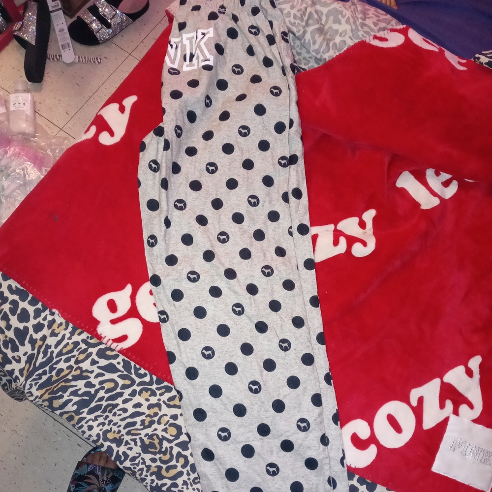 Pink Victoria secret Pajama Pants